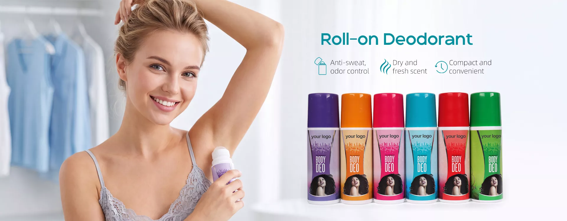 Desodorante roll-on de China con precio asequible